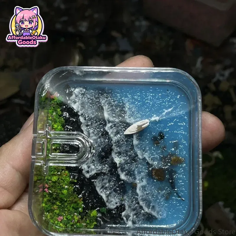 Crafting Resin - Vissen in een vuurtoren, hars kunstwerk,