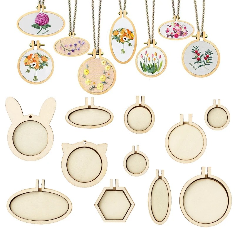 1/3/5pcs Houten Borduurring Ro - Wood Ring Blank recensie en prijs