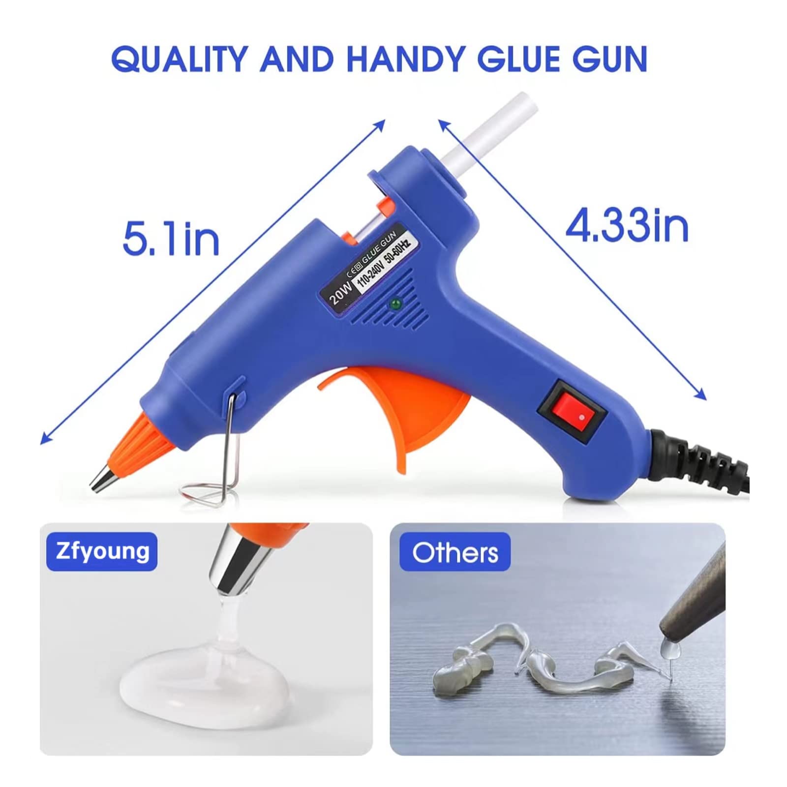 20W Hete Lijmpistool DIY Mini  - Heat Gun Small recensie en prijs