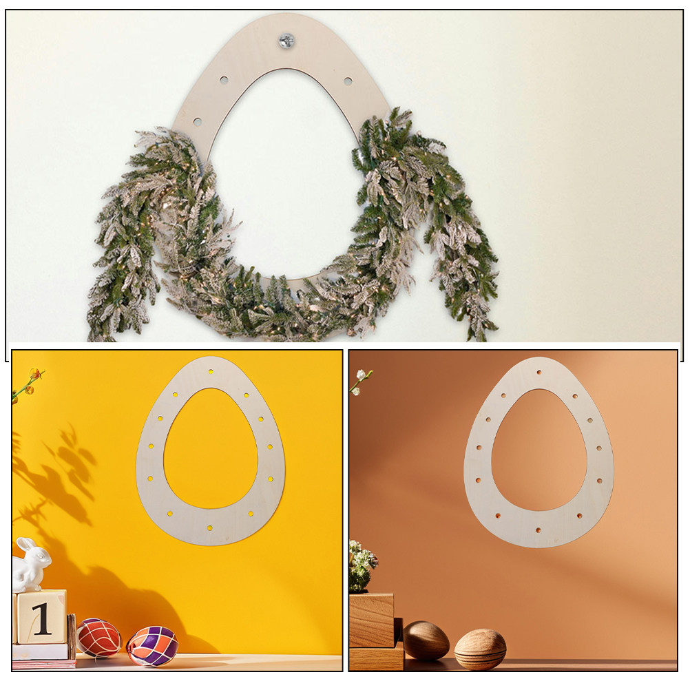 DIY paaskrans, eivormige houte - Wood Ring Blank recensie en prijs