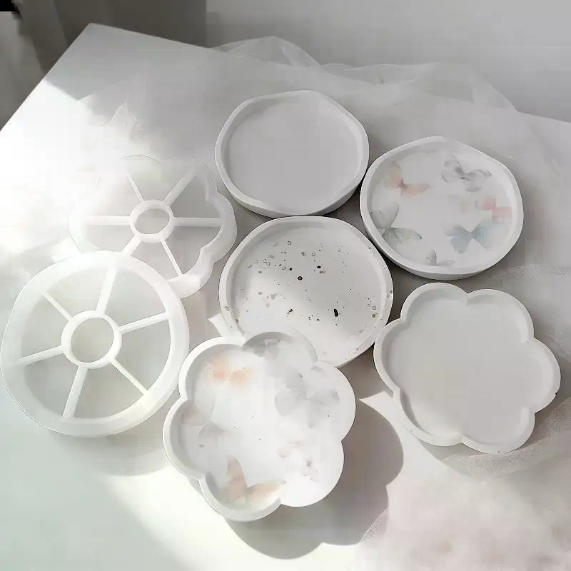 Bloem-/ronde vorm dienblad sil - Resin Craft Ideas recensie en prijs